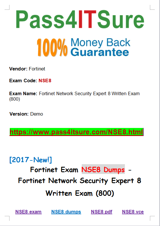 NSE8_812 Testfagen