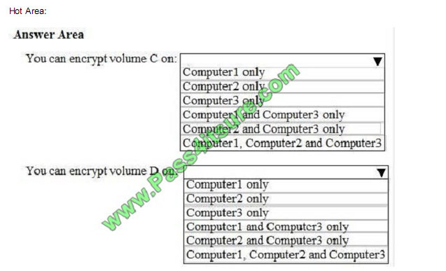 pass4itsure md-100 exam question q8-1